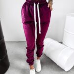 Spodnie sportowe Steam Ola Voga bordowe