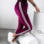 Spodnie sportowe Steam Ola Voga bordowe