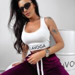 Spodnie sportowe Steam Ola Voga bordowe