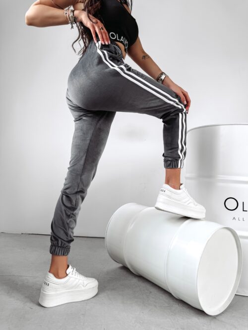 Spodnie sportowe Steam Ola Voga grafitowe