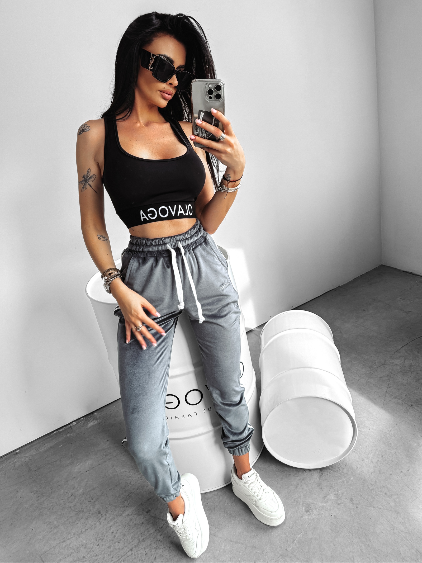 Spodnie sportowe Steam Ola Voga grafitowe Spodnie sportowe Steam Ola Voga grafitowe