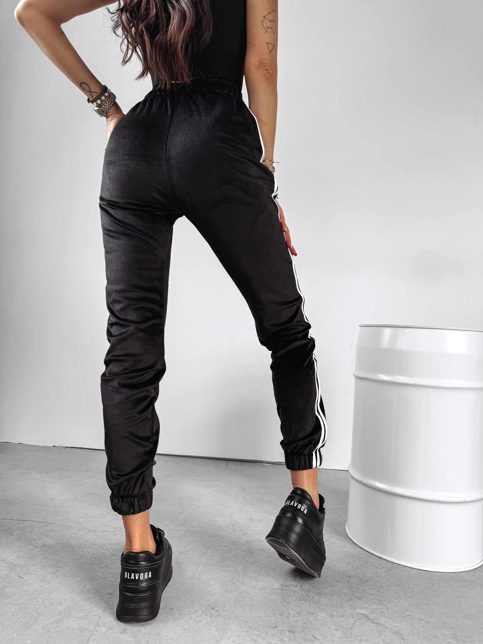 Spodnie sportowe Steam Ola Voga czarne Spodnie sportowe Steam Ola Voga czarne