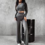 -wyprzedane-Komplet elastyczny JUICY Ola Voga c.szary