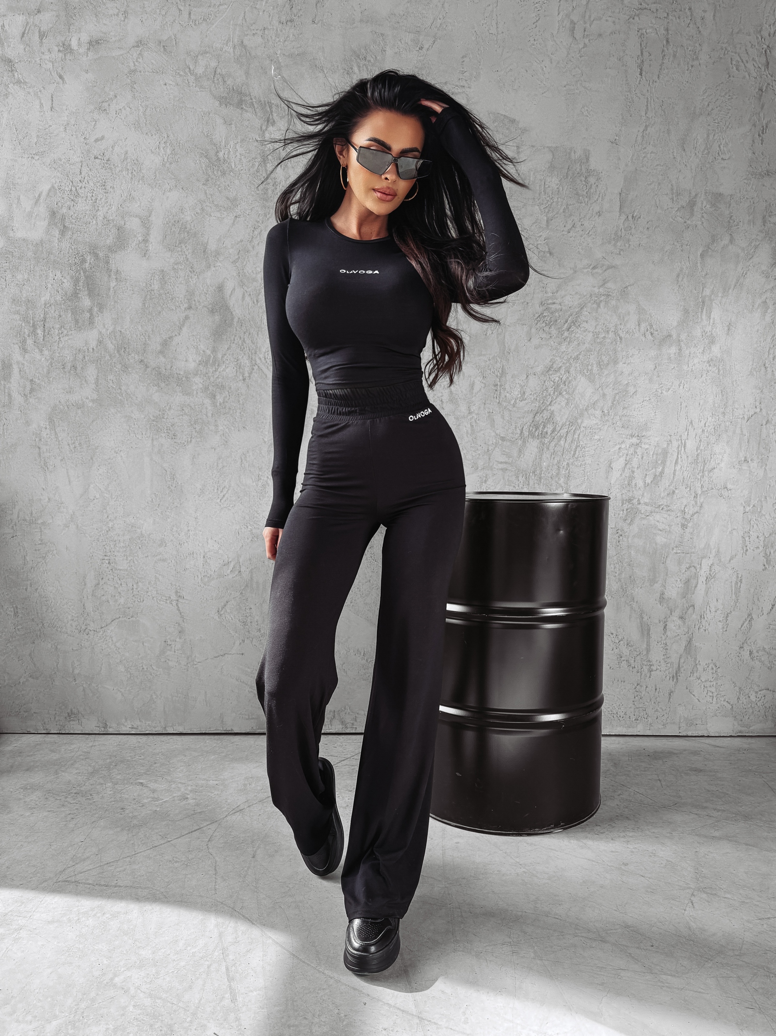 Komplet elastyczny JUICY Ola Voga czarny