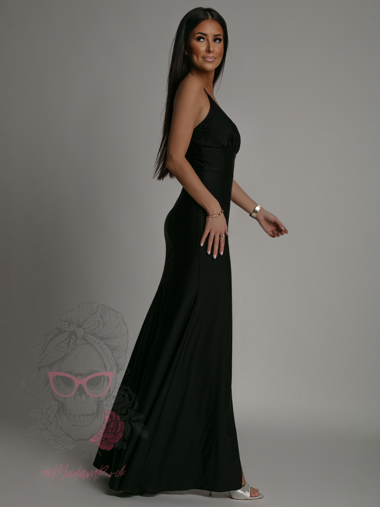 Sukienka maxi NB Ivas czarna Sukienka maxi NB Ivas czarna