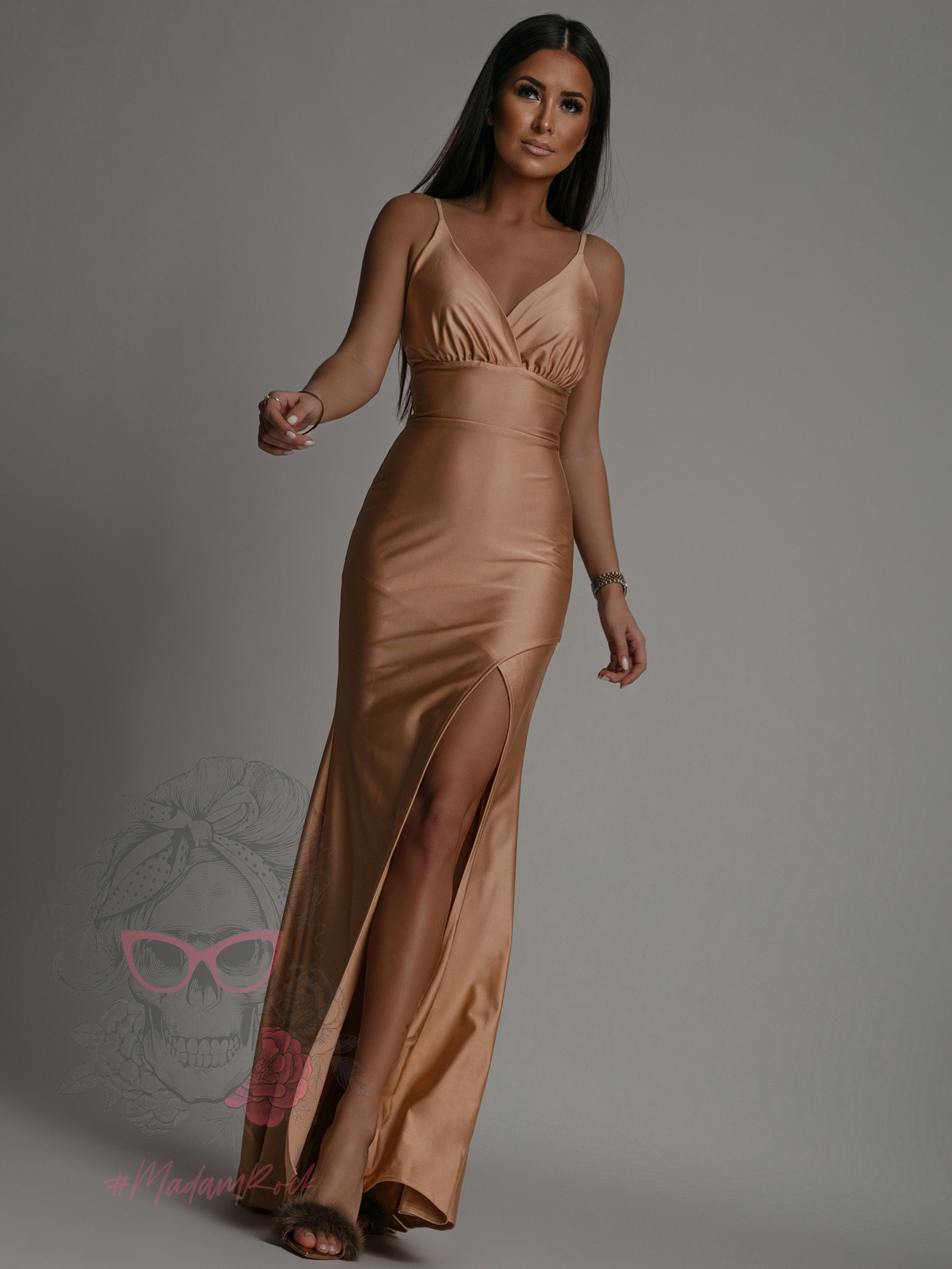 Sukienka maxi NB Ivas złota