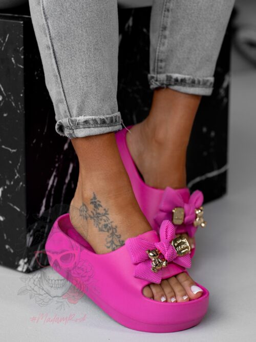 Klapki Madam Todi fuksja