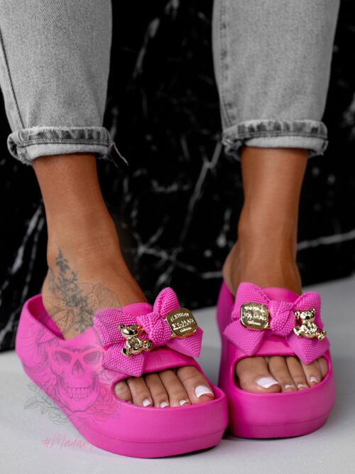 Klapki Madam Todi fuksja