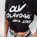 T-shirt przylegający Lush Ola Voga czarny