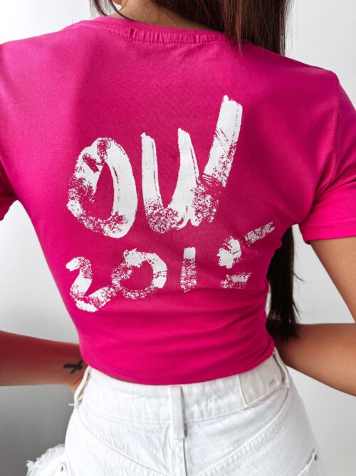 T-shirt przylegający Lush Ola Voga fuksja