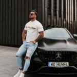 T-shirt męski bawełniany LA Ola Voga biały