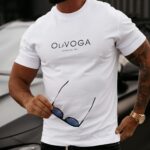 T-shirt męski oversize Ducky Ola Voga biały