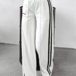 Spodnie z przeszyciami Neimy Ola Voga ecru