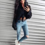 Spodnie denim Alia Ola Voga niebieskie