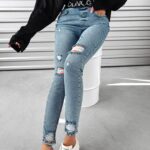 Spodnie denim Alia Ola Voga niebieskie