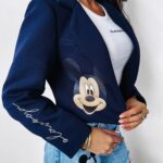 Marynarka żakiet krótki Minor Ola Voga granat