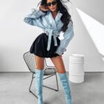 Kurtka jeansowa Chloe Ola Voga j.niebieski