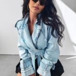 Kurtka jeansowa Chloe Ola Voga j.niebieski