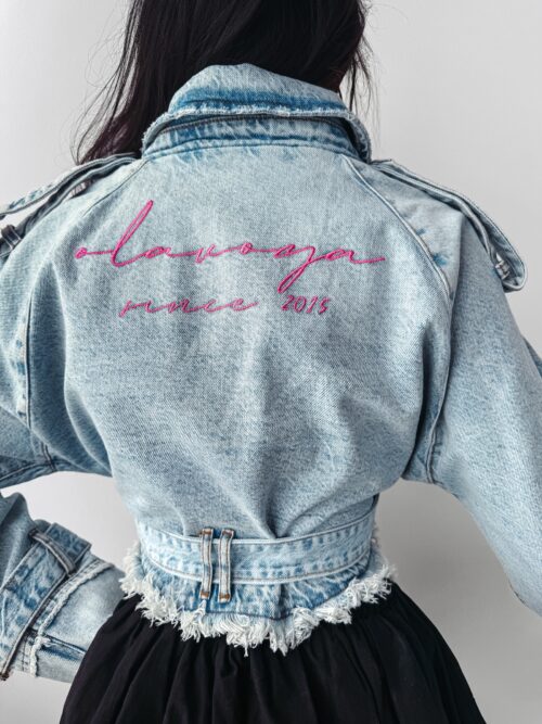 Kurtka jeansowa Chloe Ola Voga j.niebieski