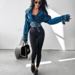 Kurtka jeansowa Chloe Ola Voga c.niebieski