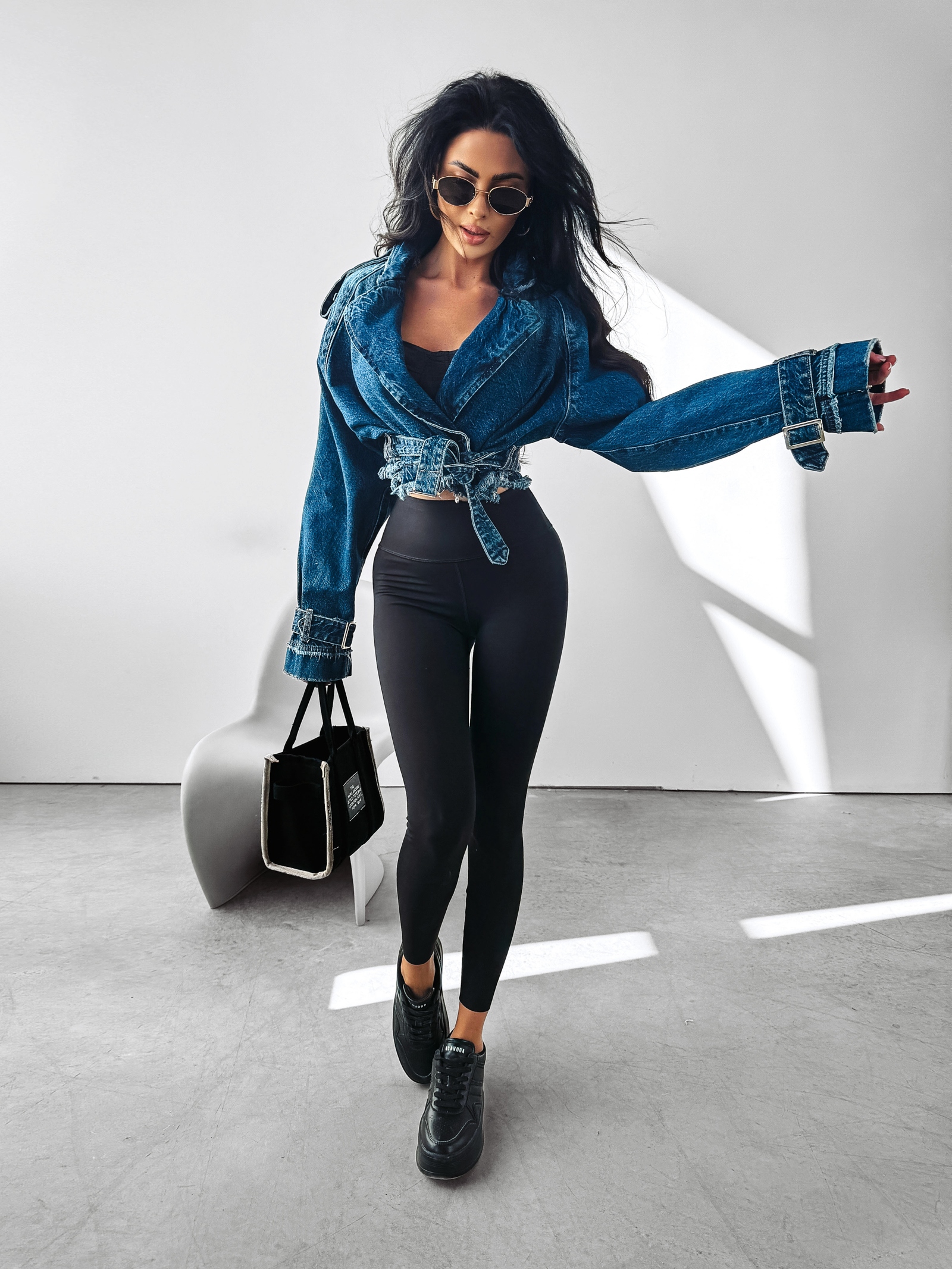 Kurtka jeansowa Chloe Ola Voga c.niebieski Kurtka jeansowa Chloe Ola Voga c.niebieski