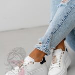 Buty sportowe Madam Perfium biało-czarne