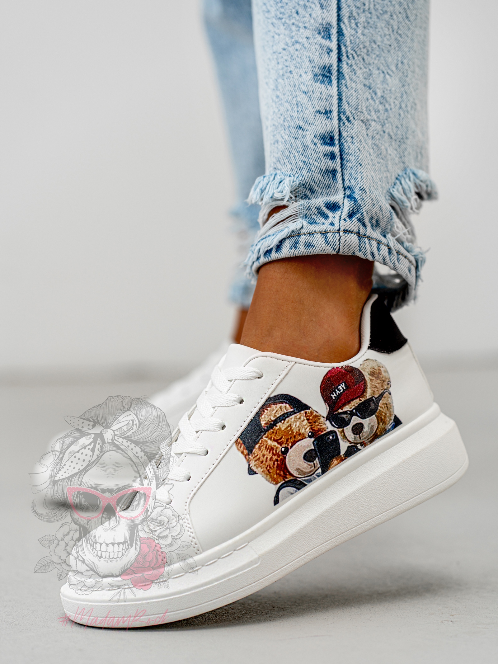 Buty sportowe Madam Kalo białe Buty sportowe Madam Kalo białe