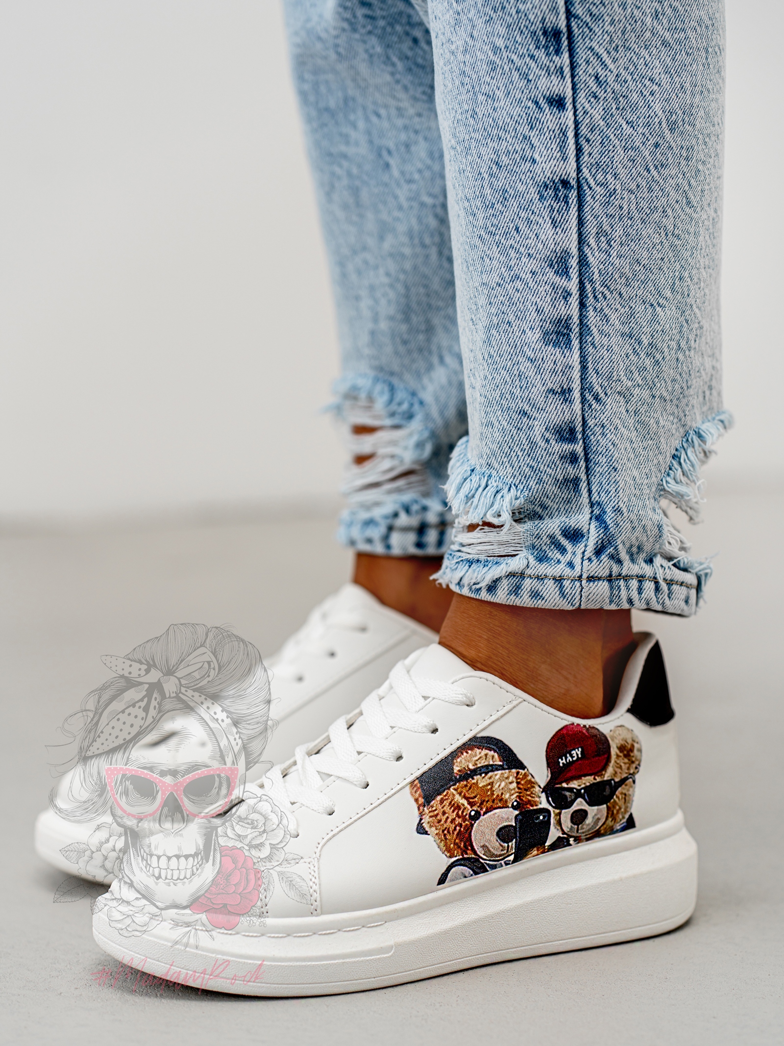 Buty sportowe Madam Kalo białe Buty sportowe Madam Kalo białe