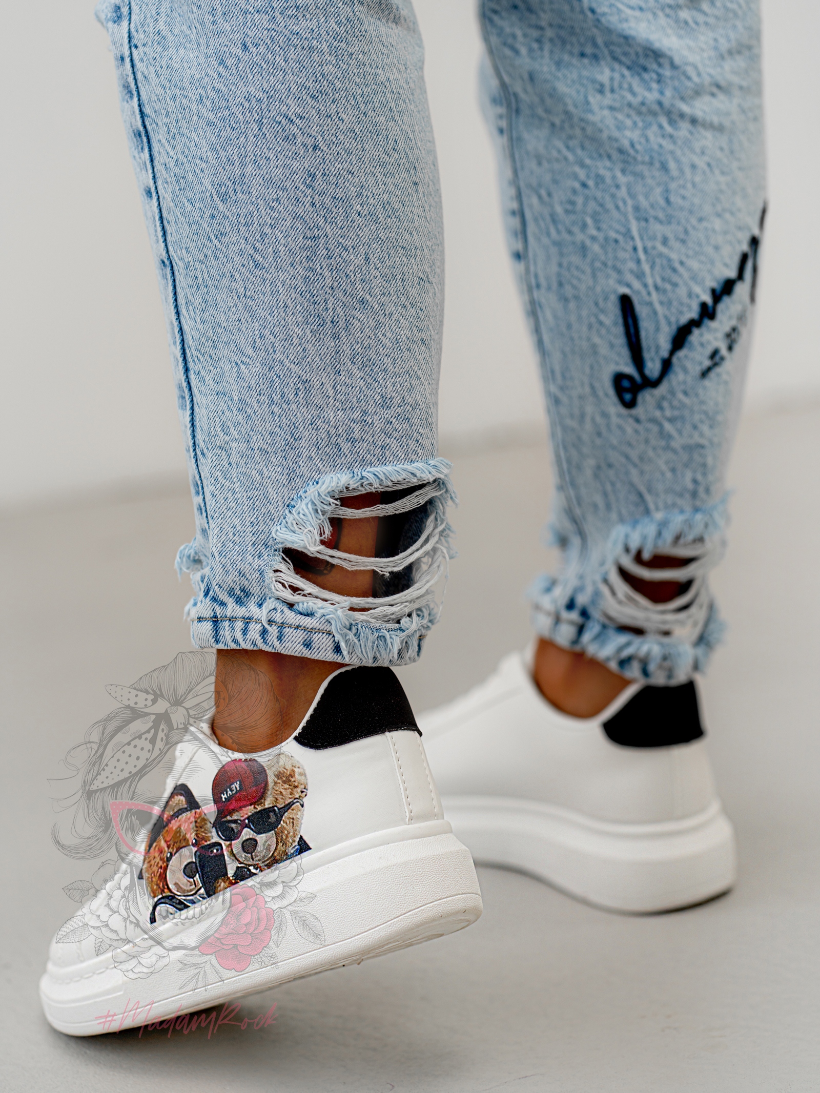 Buty sportowe Madam Kalo białe Buty sportowe Madam Kalo białe