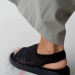 Sandały plecione Madam Hemea czarne