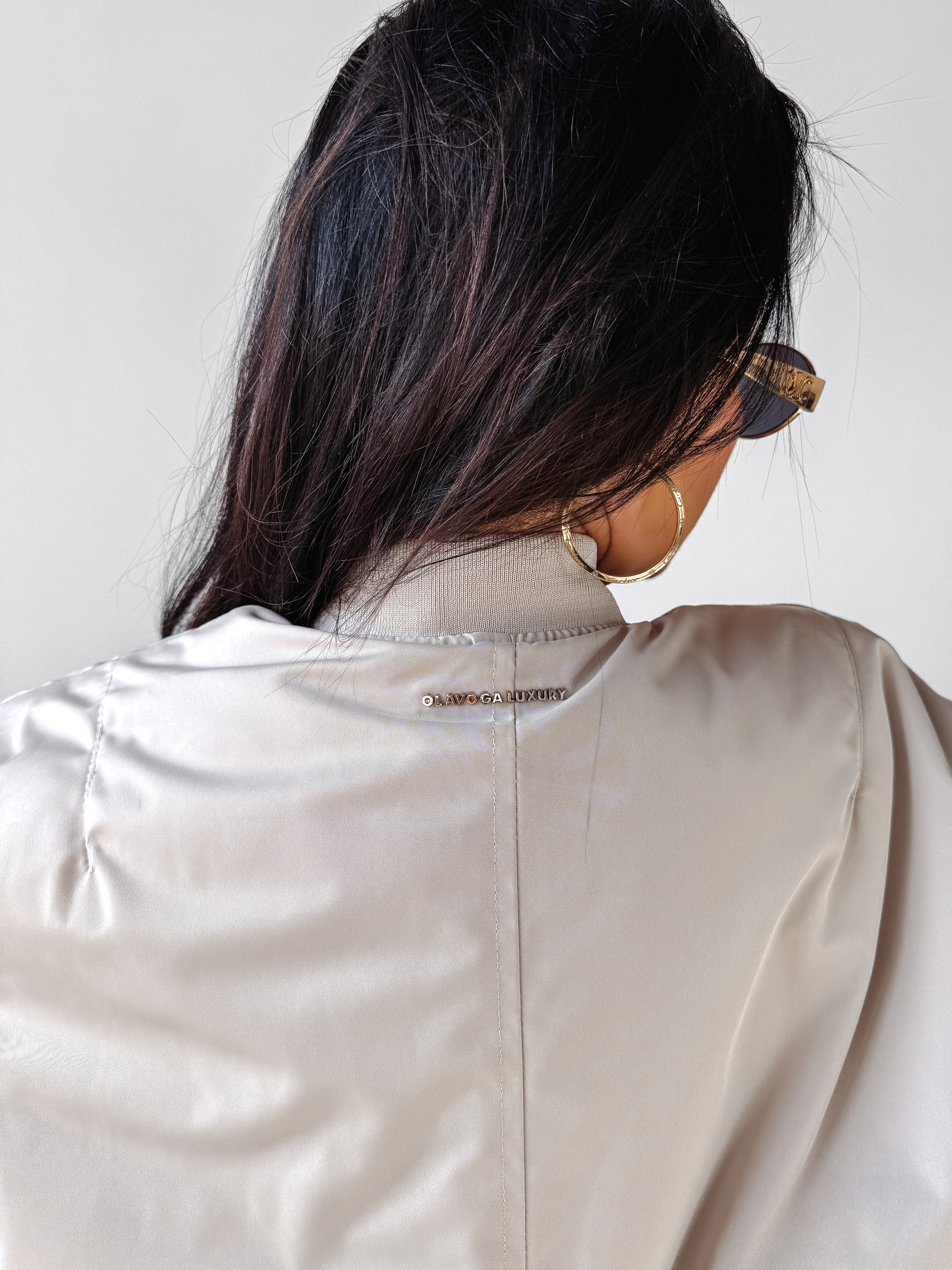 Kurtka bomber jacket Carlene Ola Voga ecru Kurtka bomber jacket Carlene Ola Voga ecru