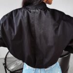 Kurtka bomber jacket Carlene Ola Voga czarna
