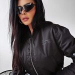 Kurtka bomber jacket Carlene Ola Voga czarna