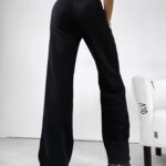 Spodnie damskie dresowe z wycięciem SCARLET OLAVOGA czarne