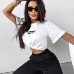 T-shirt oversize GRAND OLAVOGA czarny