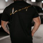 T-shirt męski bawełniany Blush Ola Voga czarny