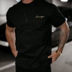 T-shirt męski bawełniany Blush Ola Voga czarny