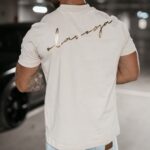 T-shirt męski bawełniany Blush Ola Voga beżowy