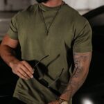 T-shirt męski bawełniany Blush Ola Voga khaki