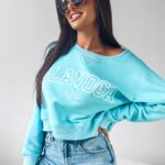Bluza crewneck klasyczna Dreamer Ola Voga błękitna