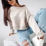 Bluza crewneck klasyczna Dreamer Ola Voga beżowa