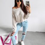 Bluza crewneck klasyczna Dreamer Ola Voga beżowa