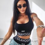 Komplet bielizny damski sportowy LUXE OLA VOGA czarny