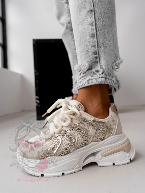 Buty sportowe Madam Sueza beżowe