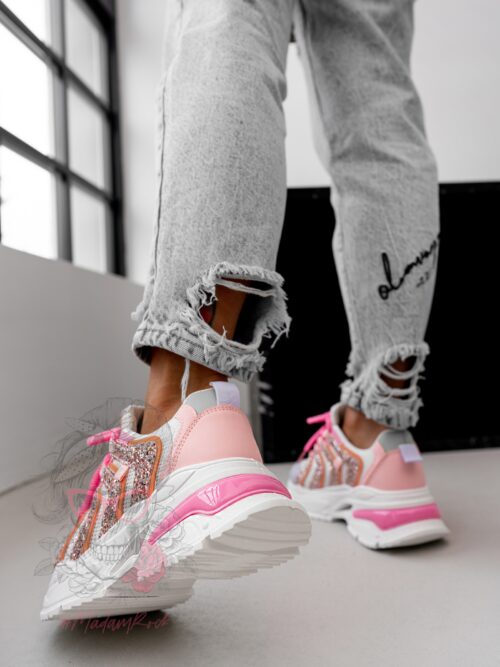 Buty sportowe Madam Sueza różowe