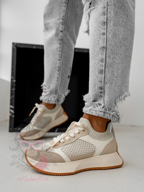 Buty sportowe Madam Igose beżowe