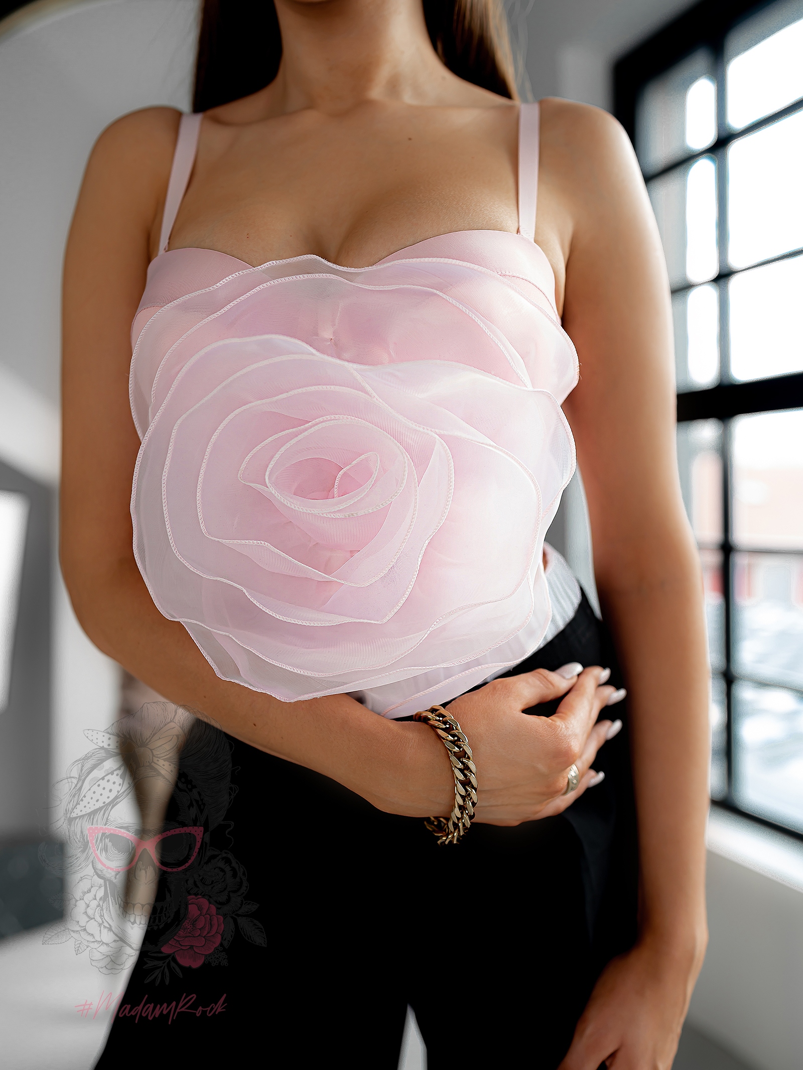 Spodnie szerokie Laver czarne Spodnie szerokie Laver czarne