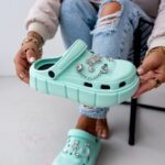 Sandały chodaki Rock Wanna Be With You miętowe