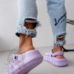 Sandały chodaki Rock Wanna Be With You lila