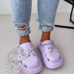 Sandały chodaki Rock Wanna Be With You lila